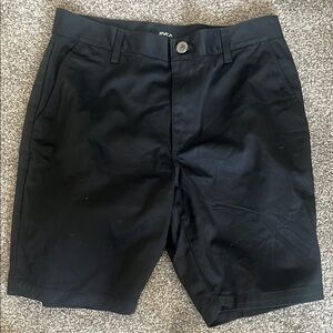 RVCA Men's Black Shorts size 32
